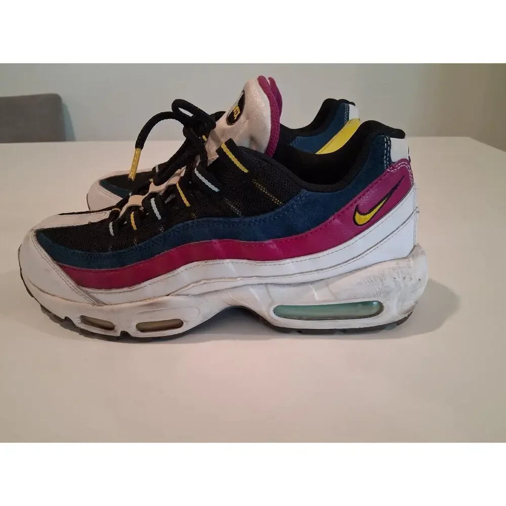Nike Air Max 95 Cactus Flower White Speed Yellow DC1862-100 Men's Size 9.5